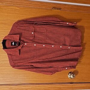 Women North Face button down shirt